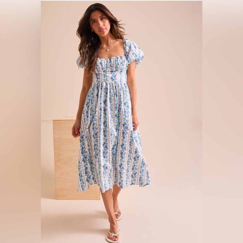 NWT Altar'd State Reagan Floral Maxi Dress